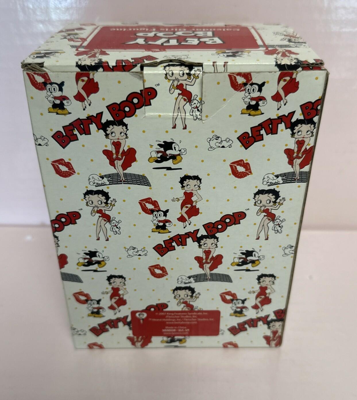 Betty Boop Calendar Girl Figurine January 2007 W/Box Rare